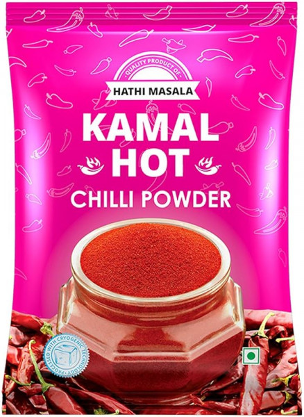 Image of HATHI KAMAL HOT CHILLI POWDER 500G