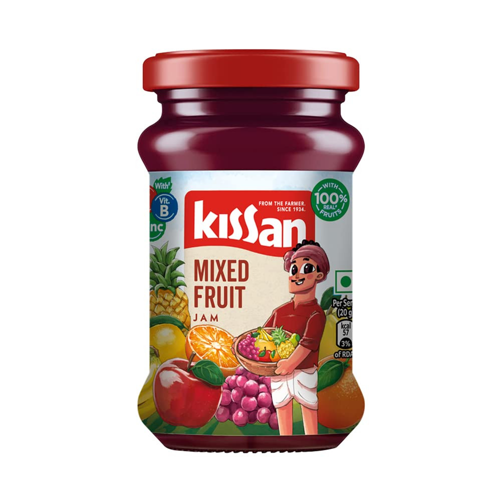 KISSAN MIXED FRUIT JAM 200GM