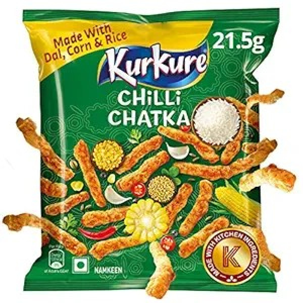 Image of Kurkure Chilli Chatka Pouch, 20g