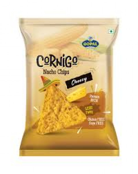 Image of GOPAL CORNIGO NACHO CHIPS CHEEZY 60GM