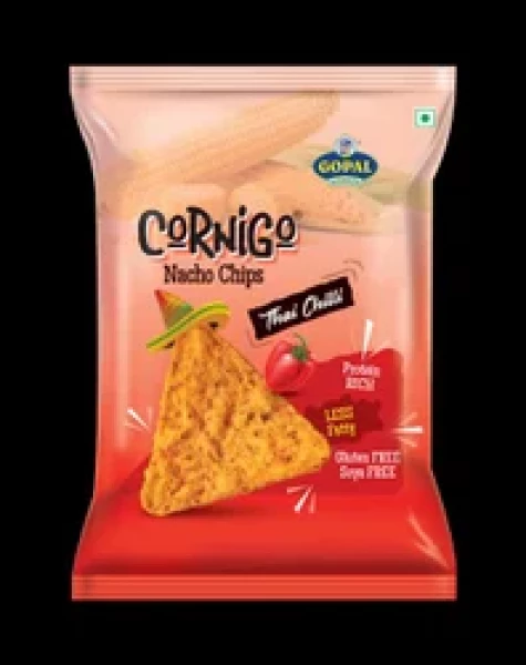 Image of GOPAL CORNIGO NACHO CHIPS THAI CHILLI 60GM