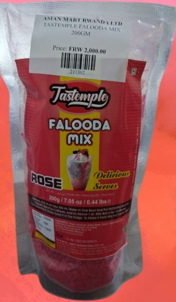 Image of TASTEMPLE FALOODA MIX (200GM) ROSE FLAVOUR