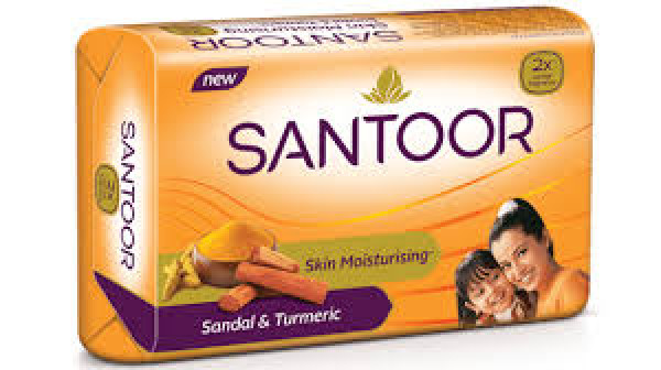 Image of SANTOOR SOAP 100G X 4 FREE SANTOOR HANDWASH