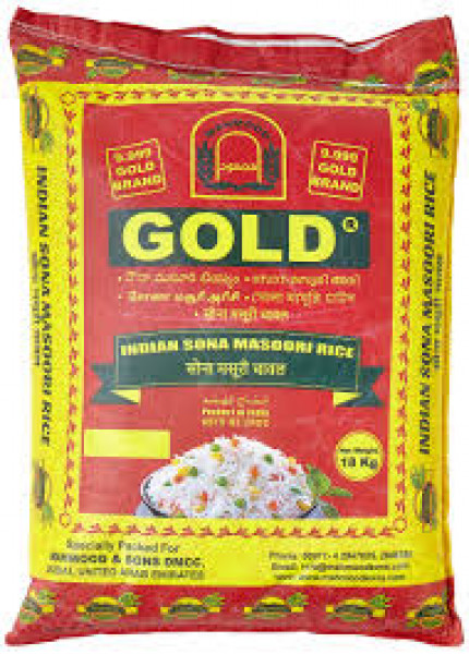 Image of PRL GOLD SONA MASOORI RICE 18 KG
