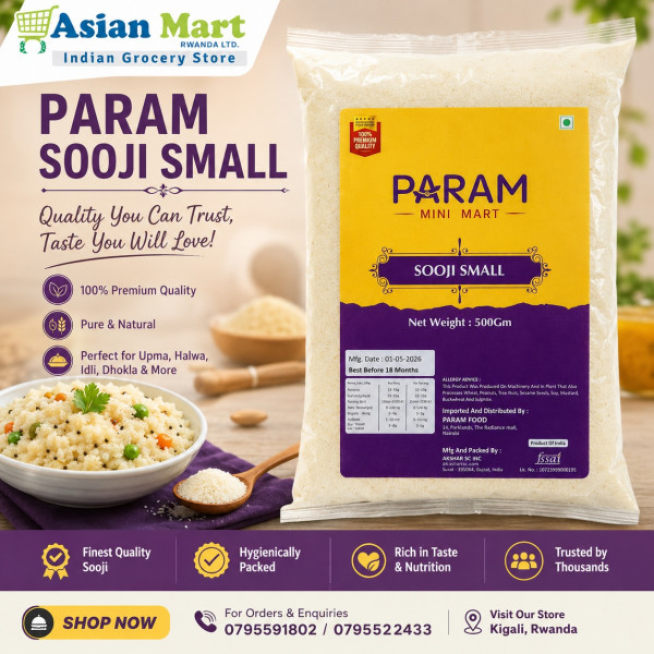 Image of PARAM SOOJI 500 GM