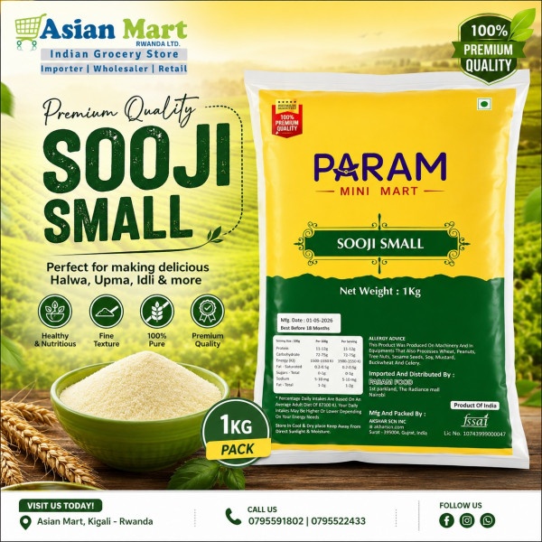 Image of PARAM SOOJI SMALL 1KG