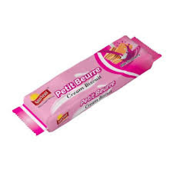 Image of SUNVEAT PETIT BEURRE CREAM MILKY STRAWBERRY 75G