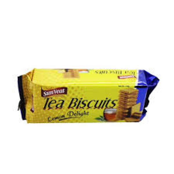 Image of SUNVEAT TEA BISCUITS LEMON 100G