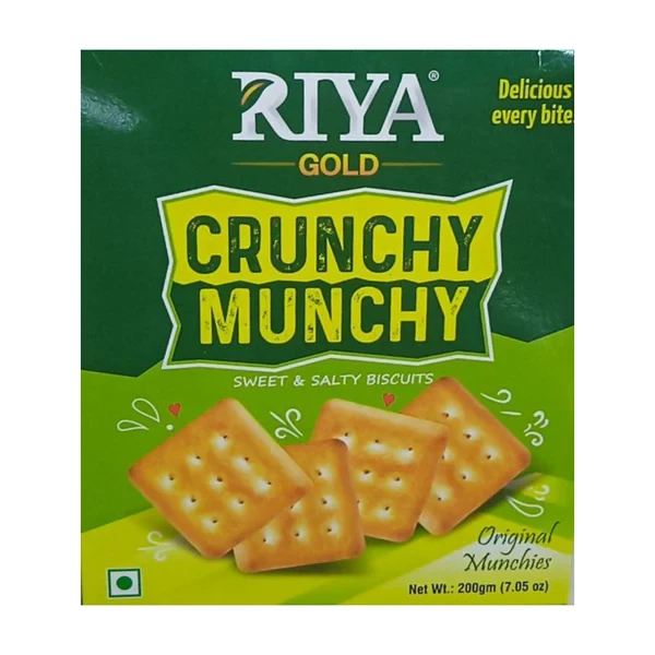 RIYA GOLD CRUNCHY MUNCHY BISCUITS 200GM