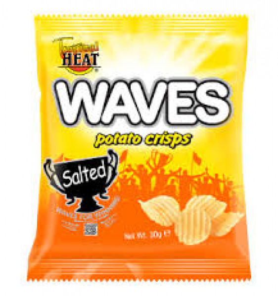 Image of WAVES SALTED CRISPS 125G