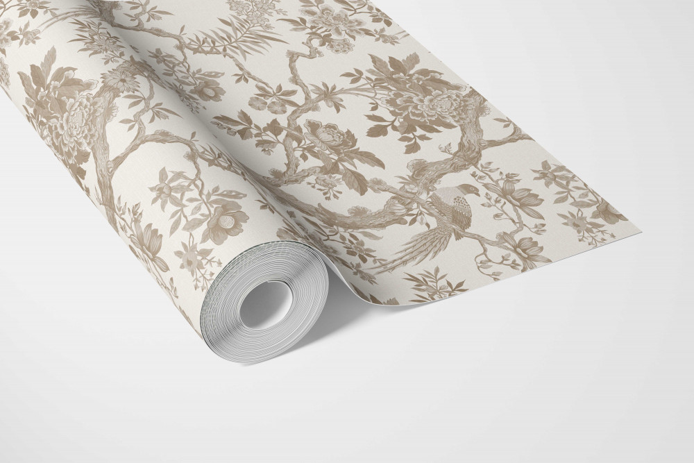 Image of Toile Wallpaper