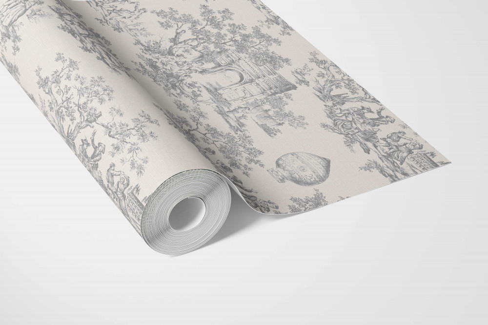 Image of Toile Wallpaper