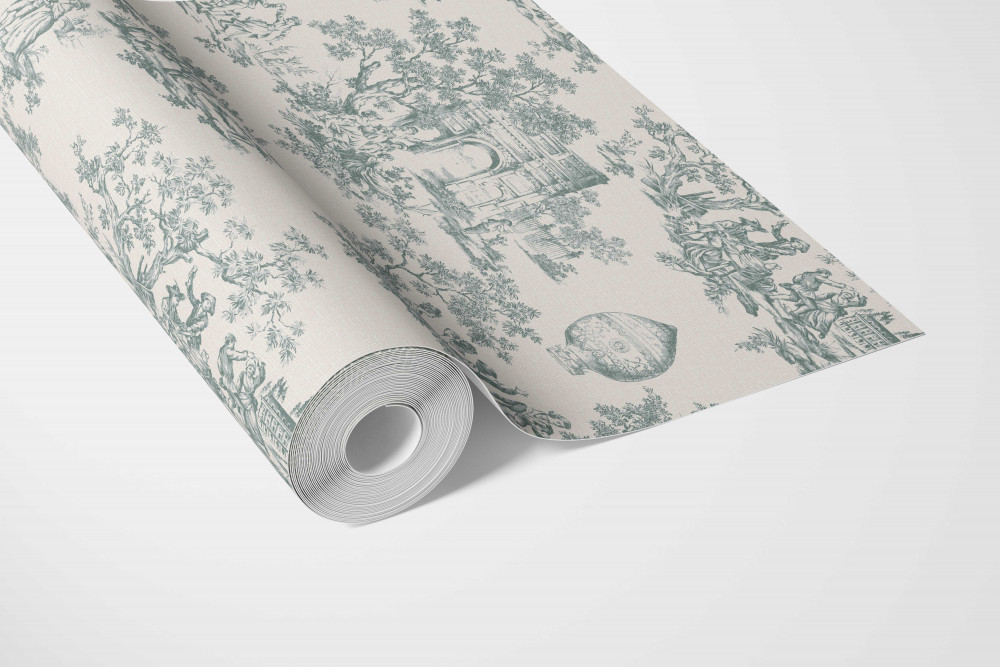Image of Toile Wallpaper