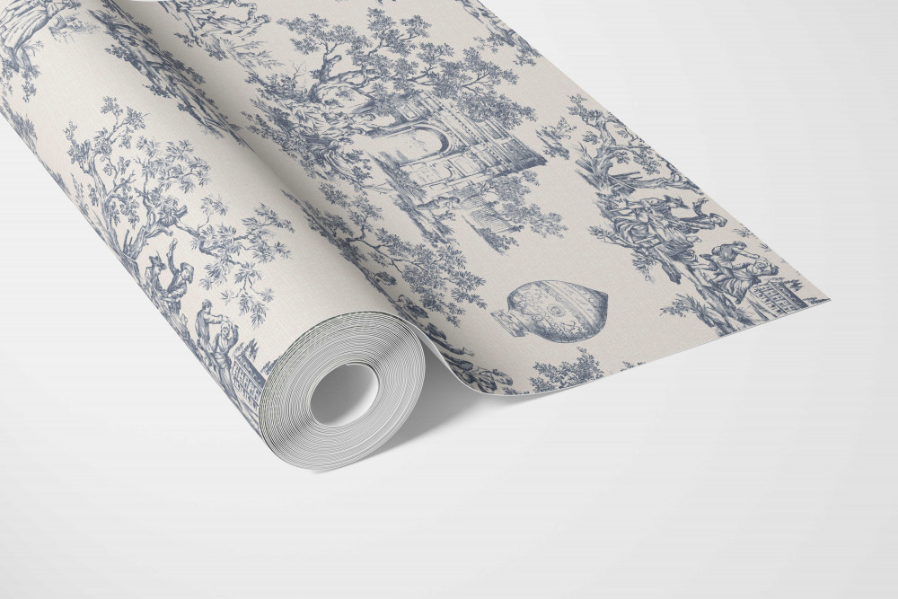 Image of Toile Wallpaper