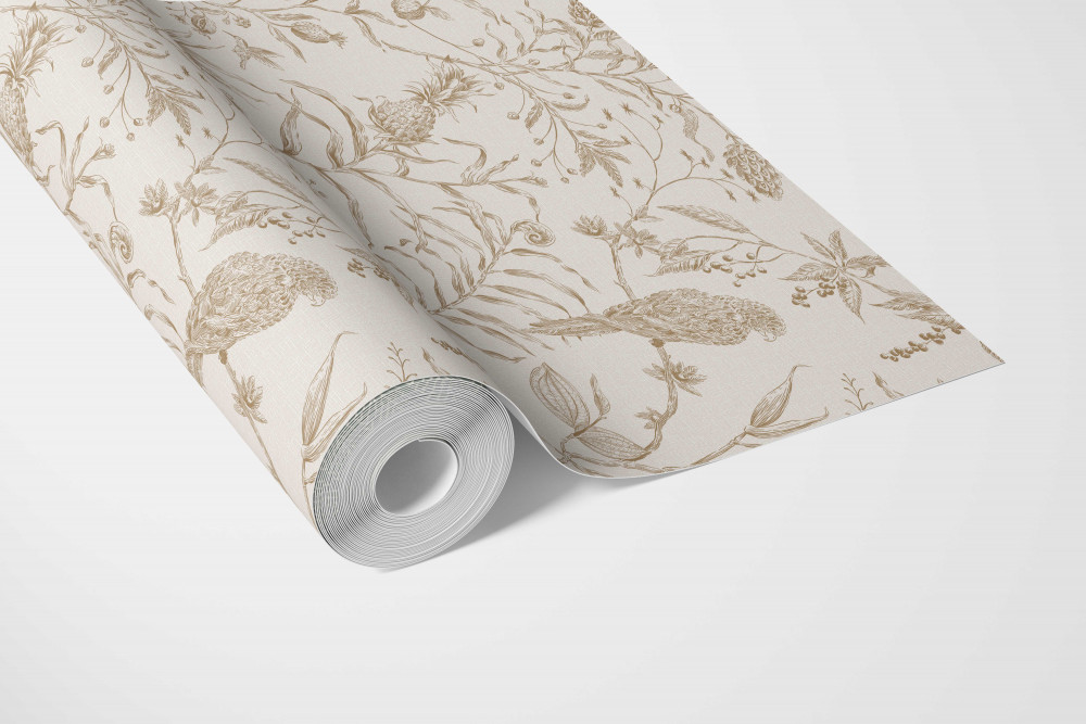 Image of Toile Wallpaper