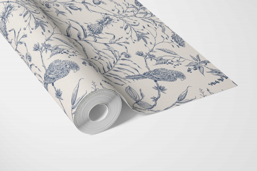 Image of Toile Wallpaper