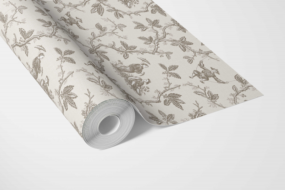 Image of Toile Wallpaper