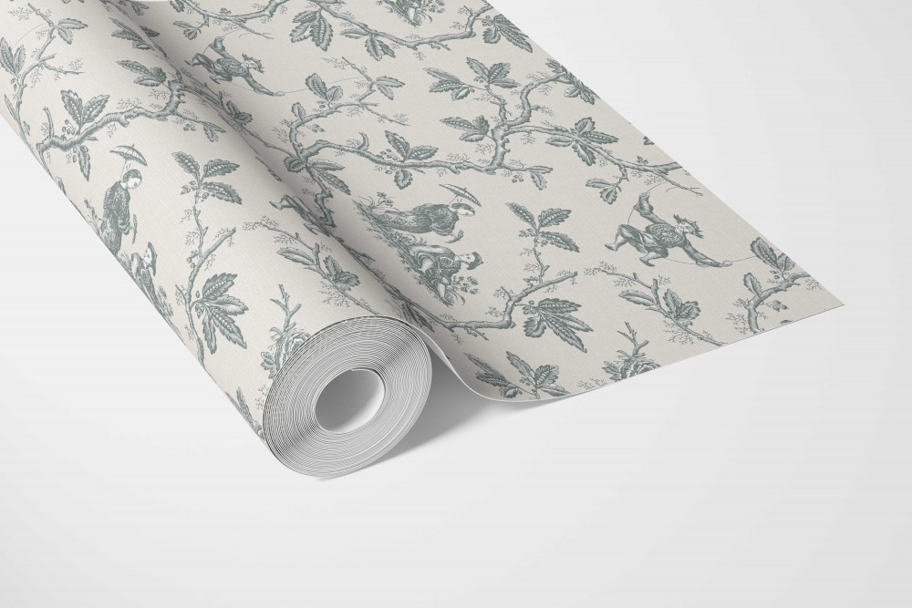 Image of Toile Wallpaper