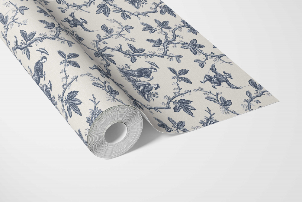 Image of Toile Wallpaper