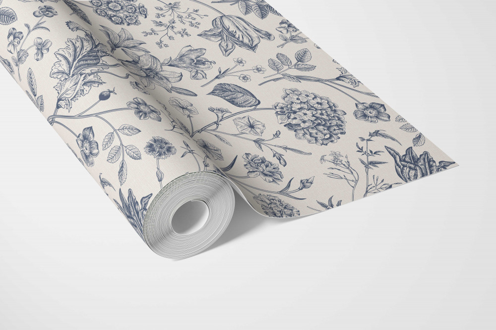 Image of Toile Wallpaper