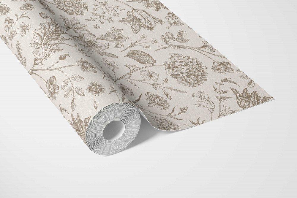 Image of Toile Wallpaper