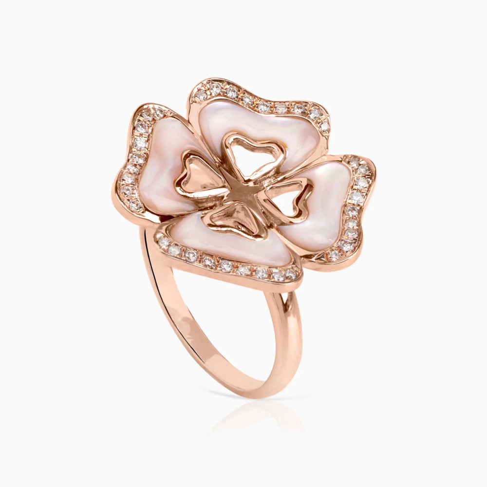 Image of Ocean Bloom Clover Ring
