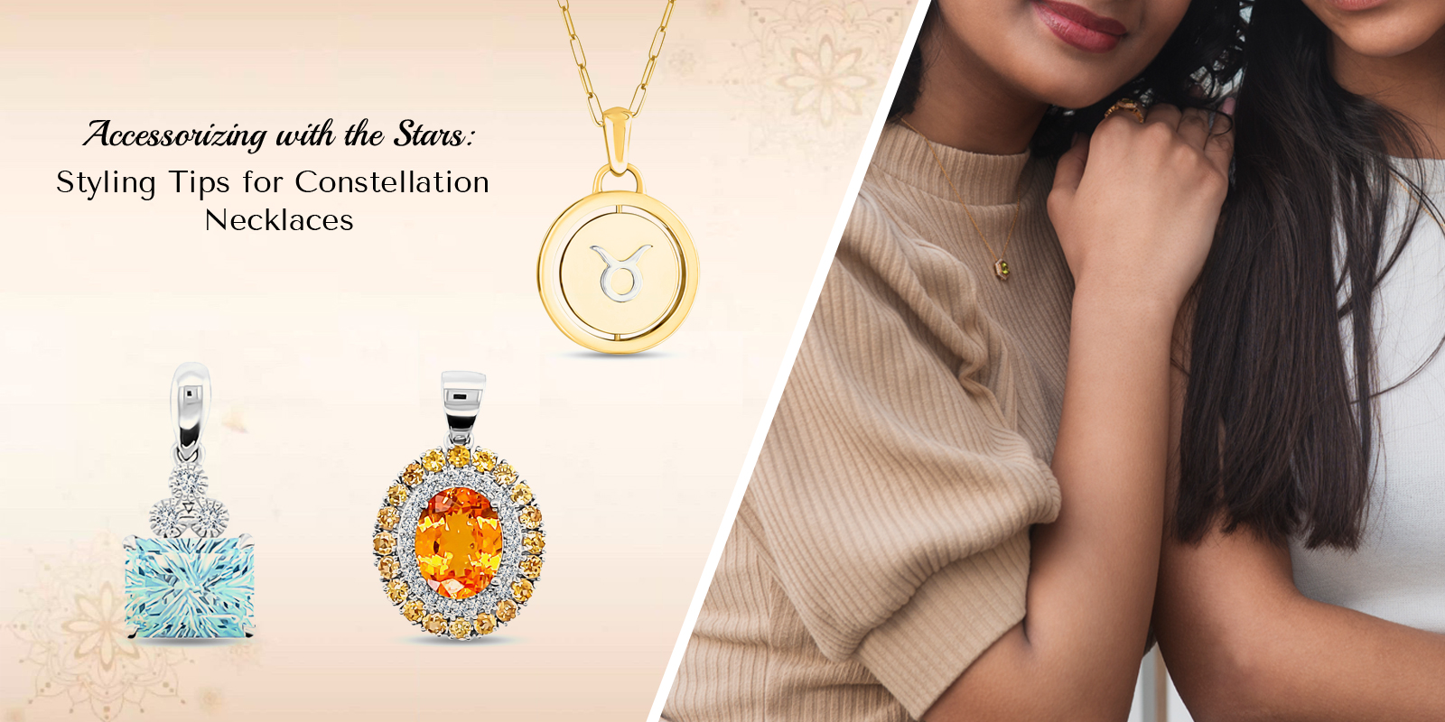 celestial necklace styling