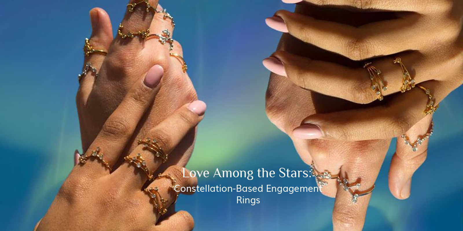 Constellation Based Engagement Rings