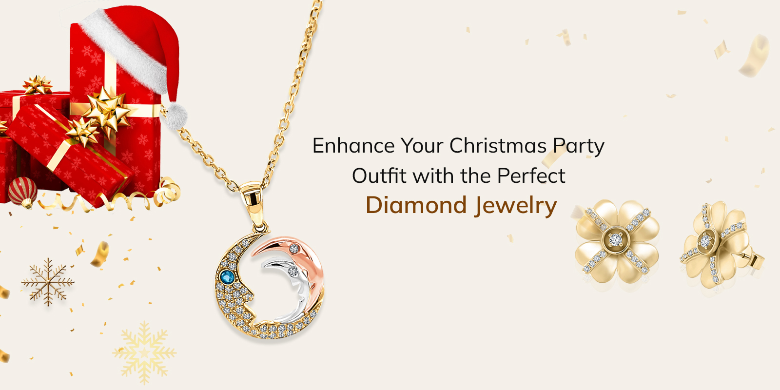 Christmas Party Outfit with the Perfect Diamond Jewelry