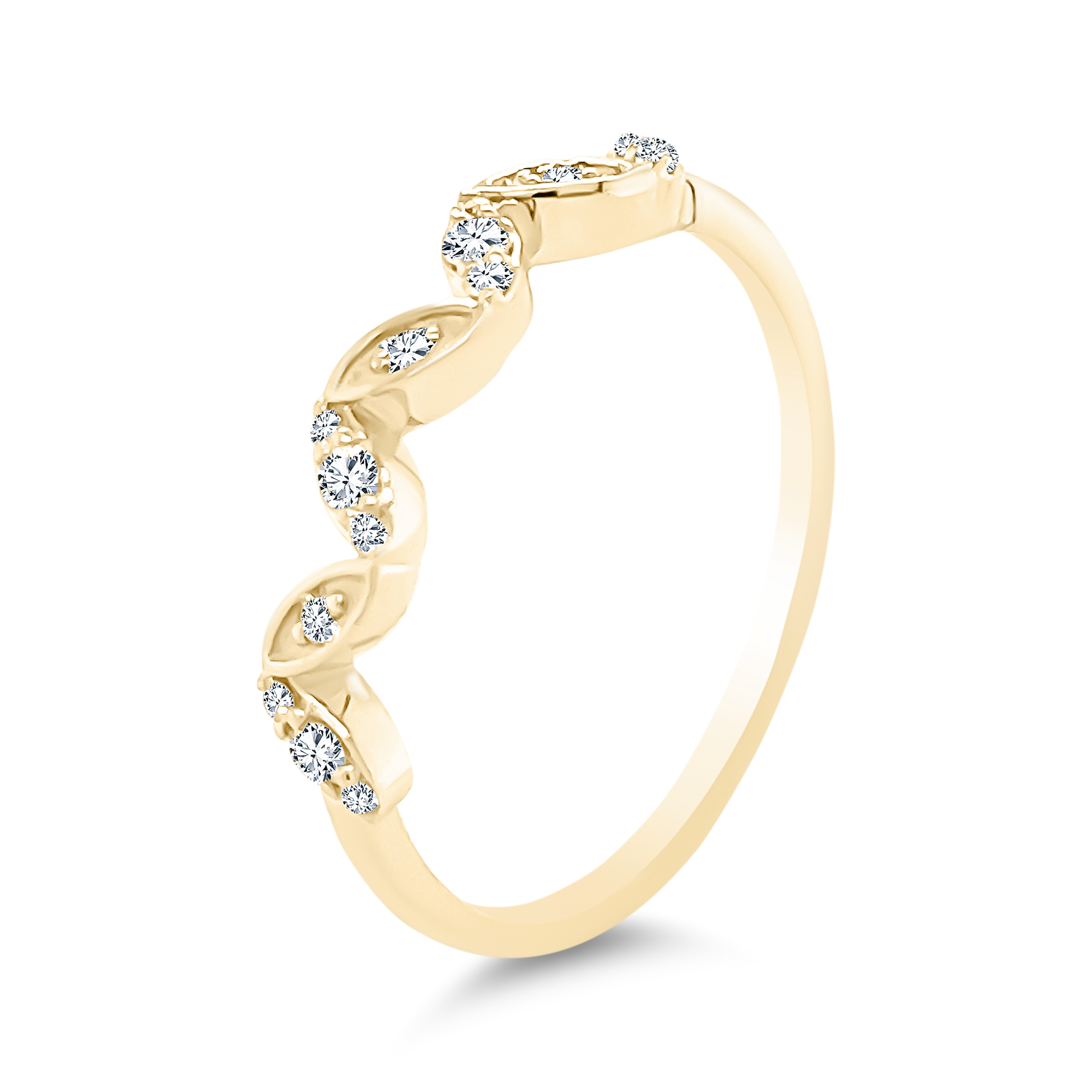Arabesque Diamond Ring