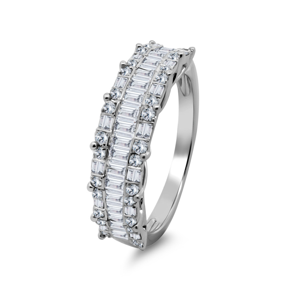 Image of Baguette &amp; Round Diamond Beauty Rings