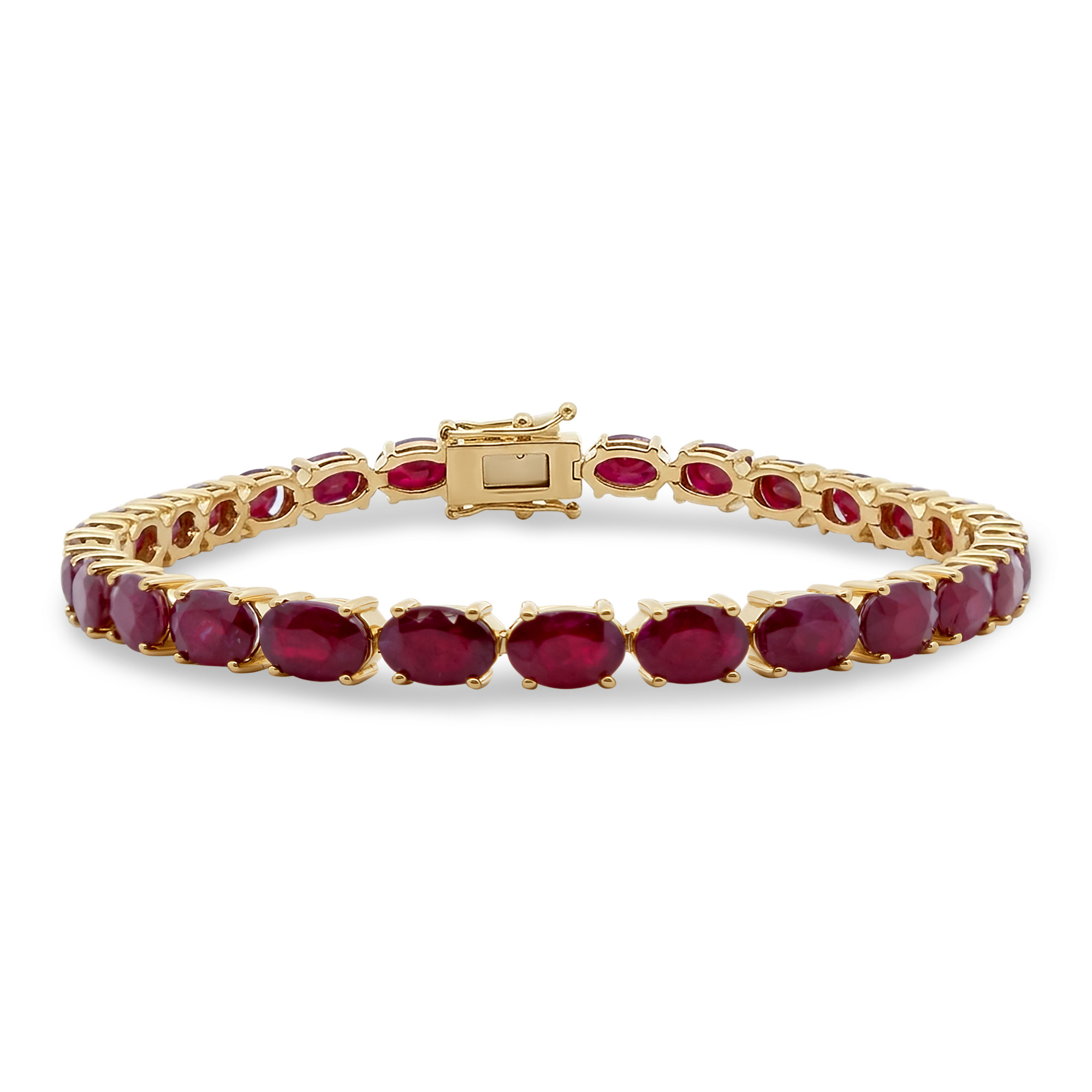 14K Ruby Tennis Bracelet