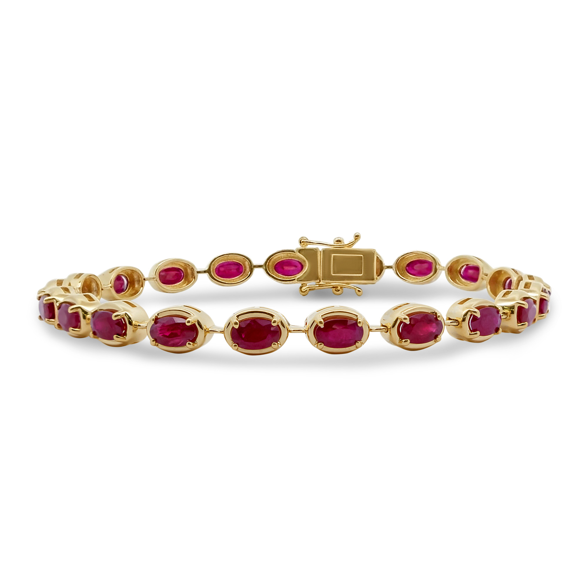 14K Ruby Tennis Bracelet