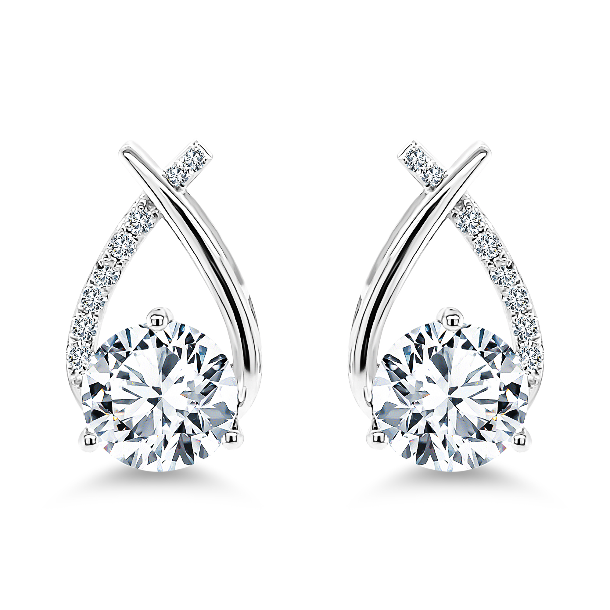 Charisma White Topaz Earrings