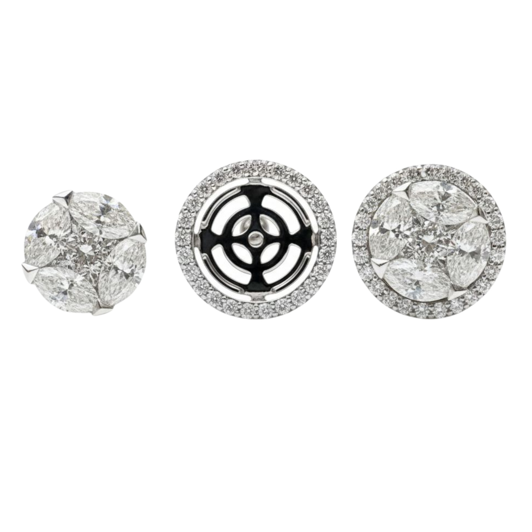 Celestia Marquise Cluster Earrings