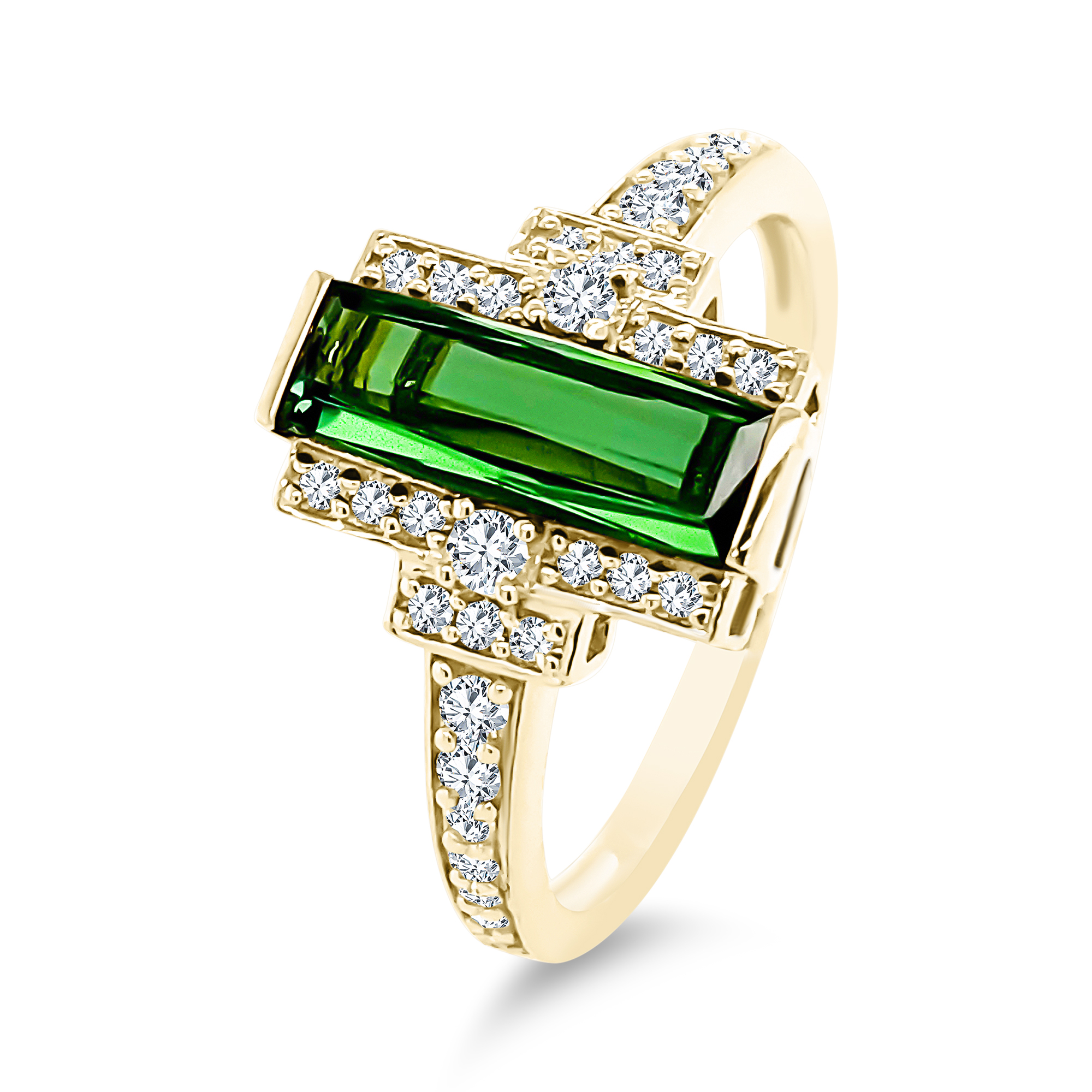 Dali Green Tourmaline Ring