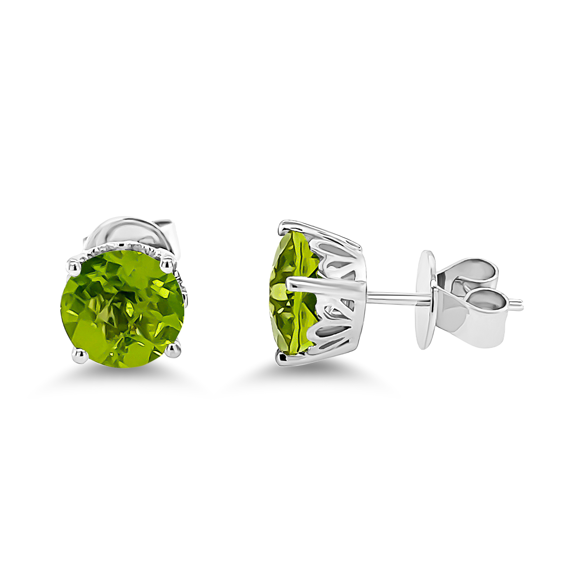 Disco Peridot Earrings