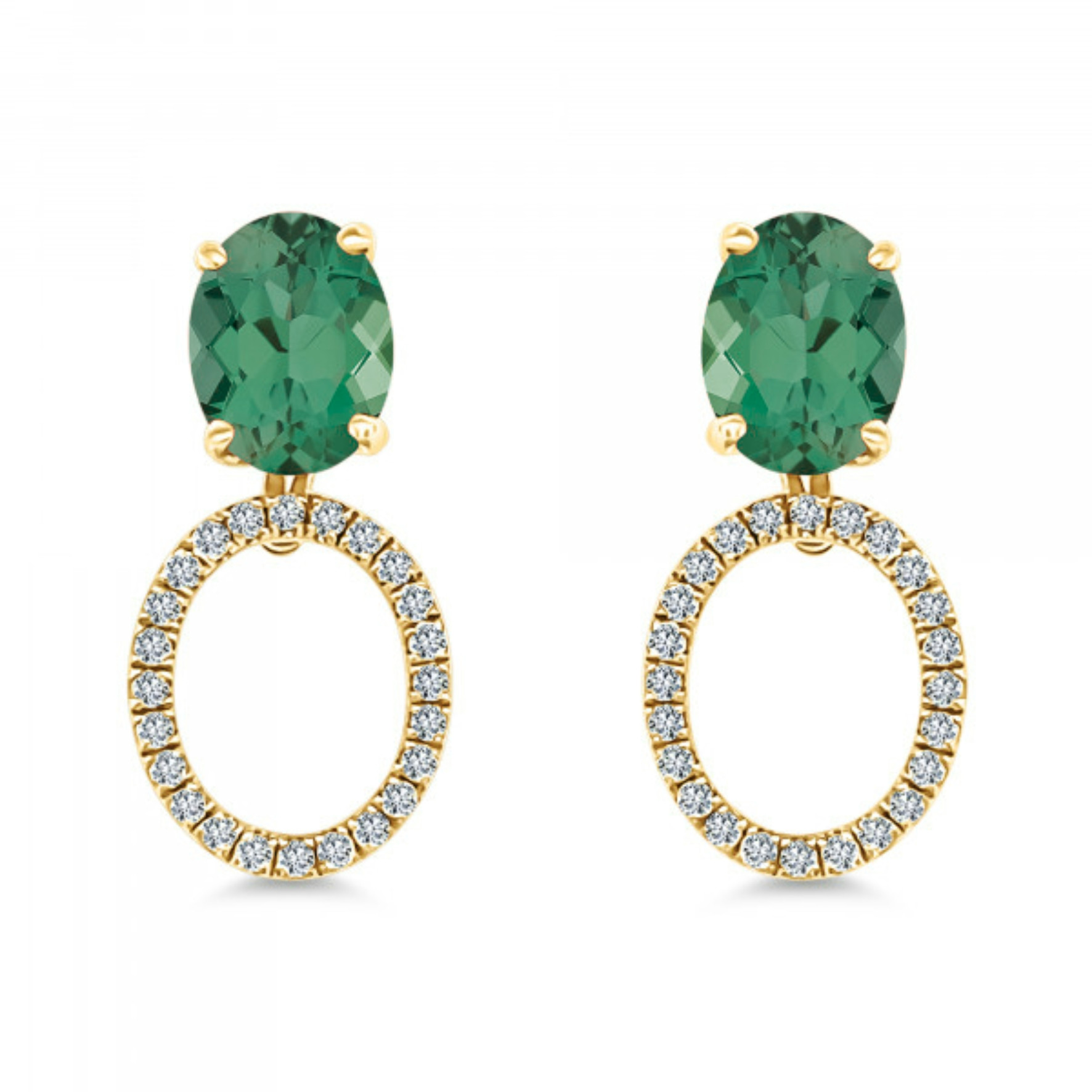 Yonder  Emerald Earrings