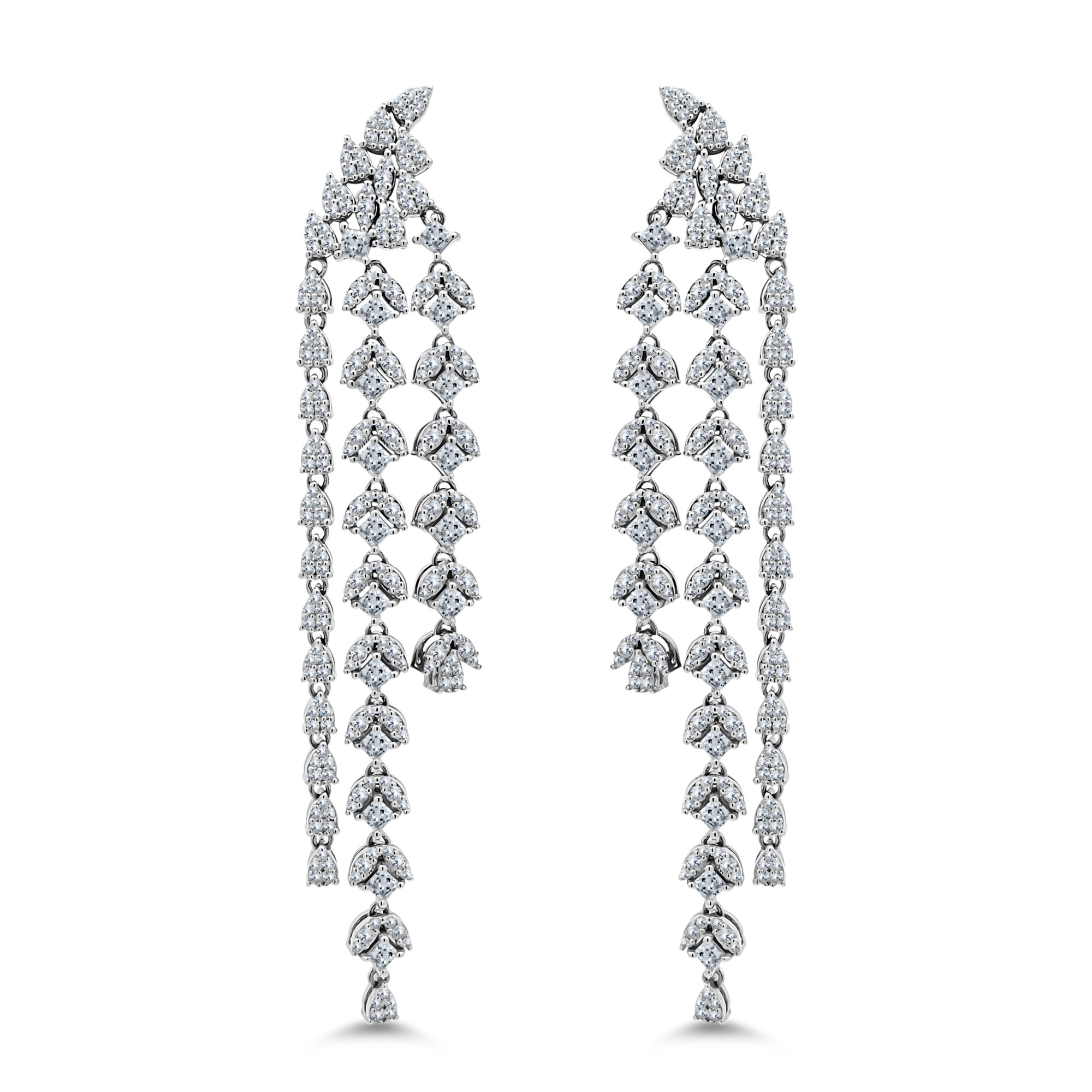 Luminous Cascade Earrings
