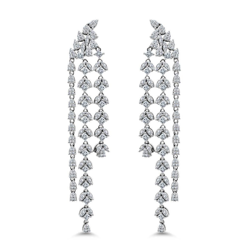 Image of Luminous Cascade Earrings