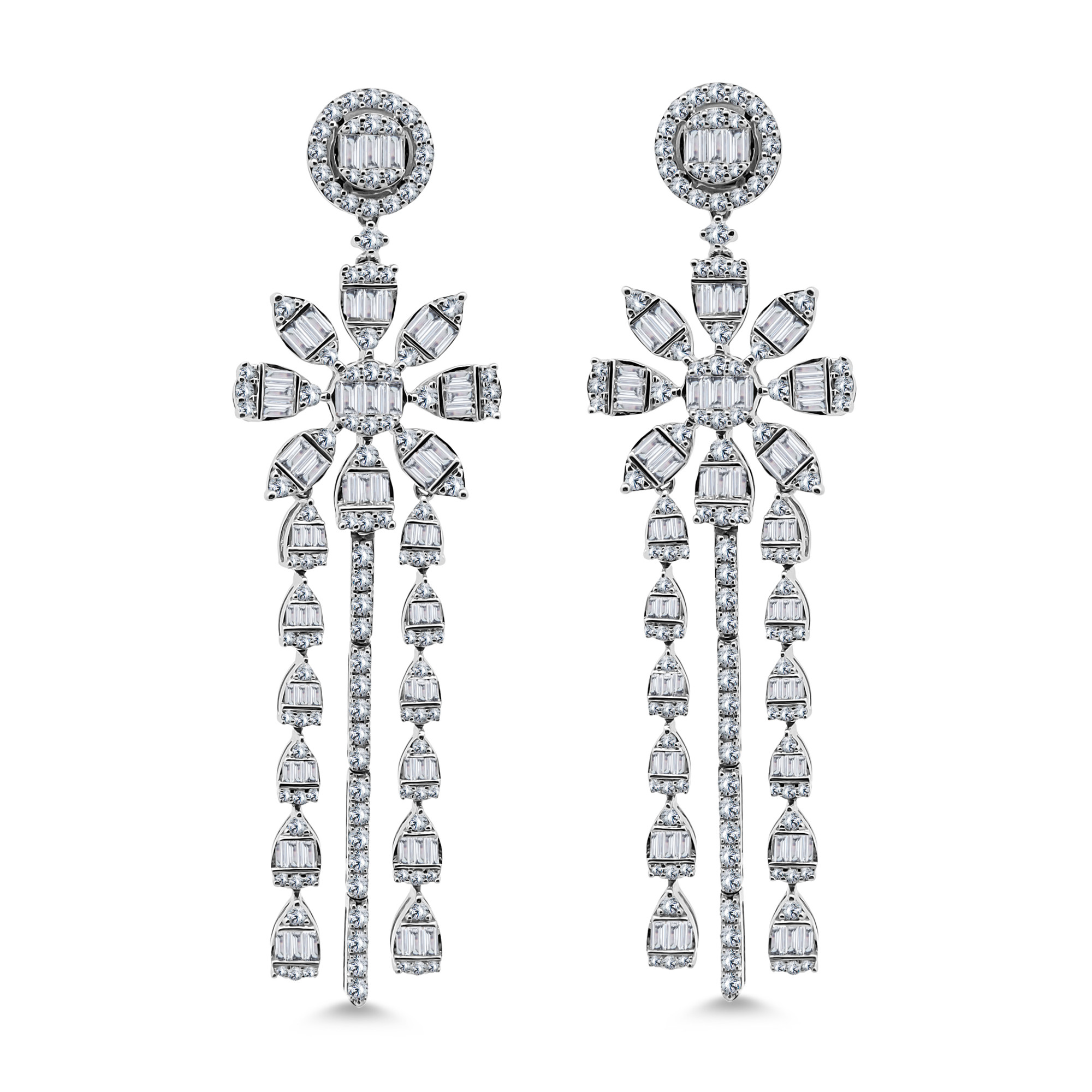 Luminous Cascade Earrings