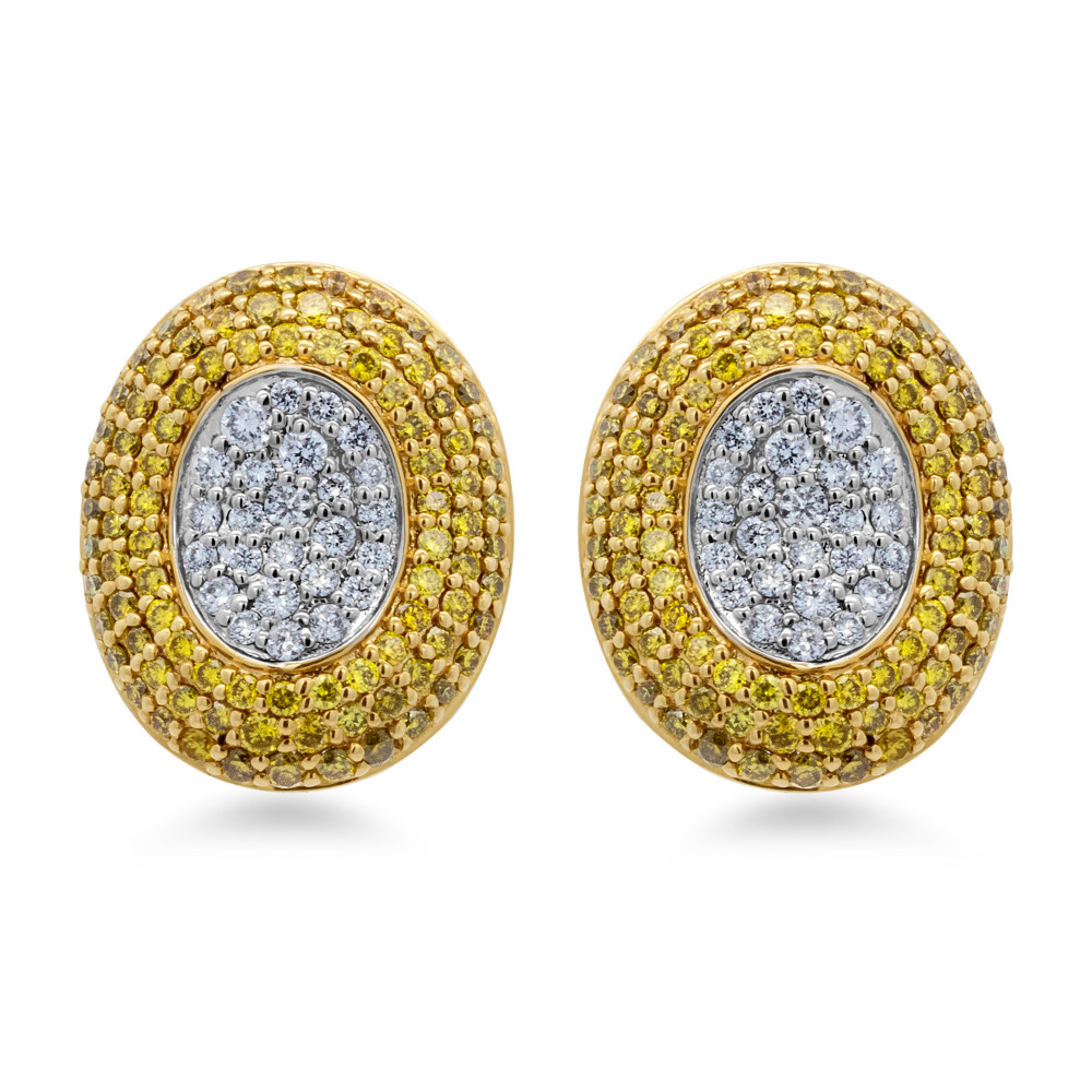 Image of Fancy Diamond Earrings