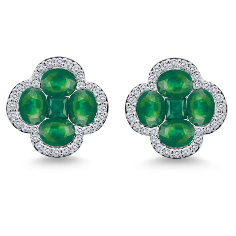 Image of Verdant Clover studs