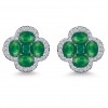 Verdant Clover studs