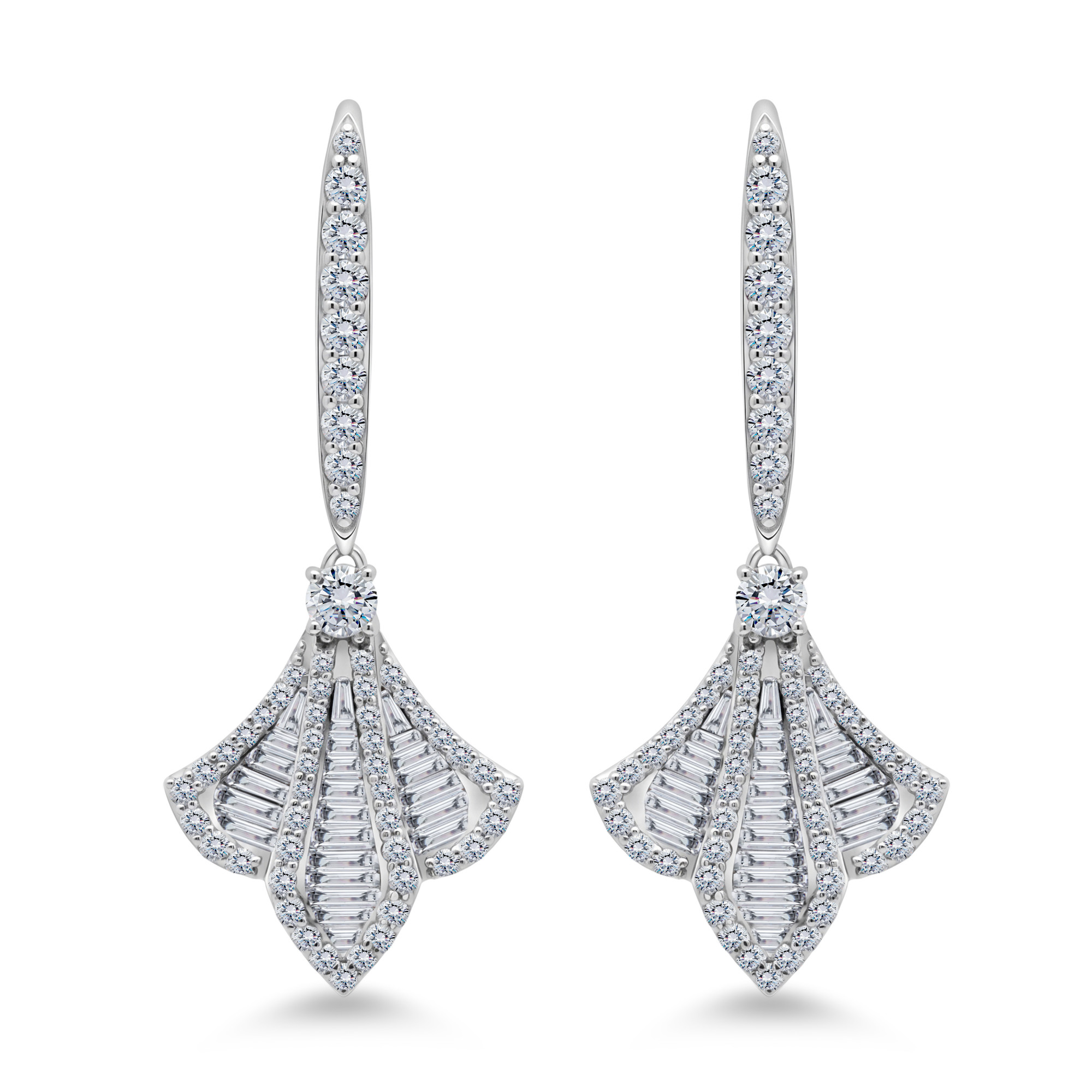 Elysia Petal Diamond Earrings