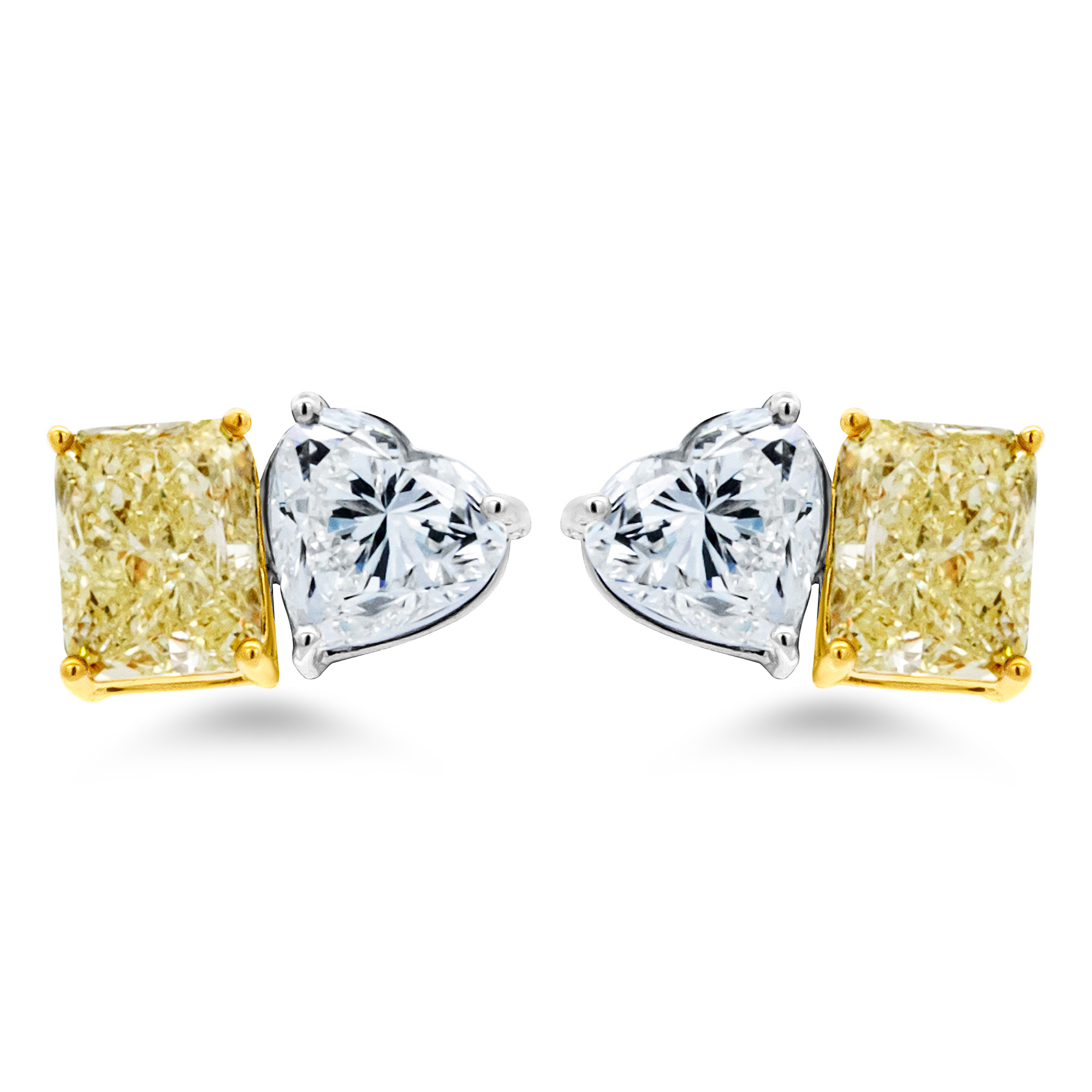 18K Toi et Moi Diamonds Earrings