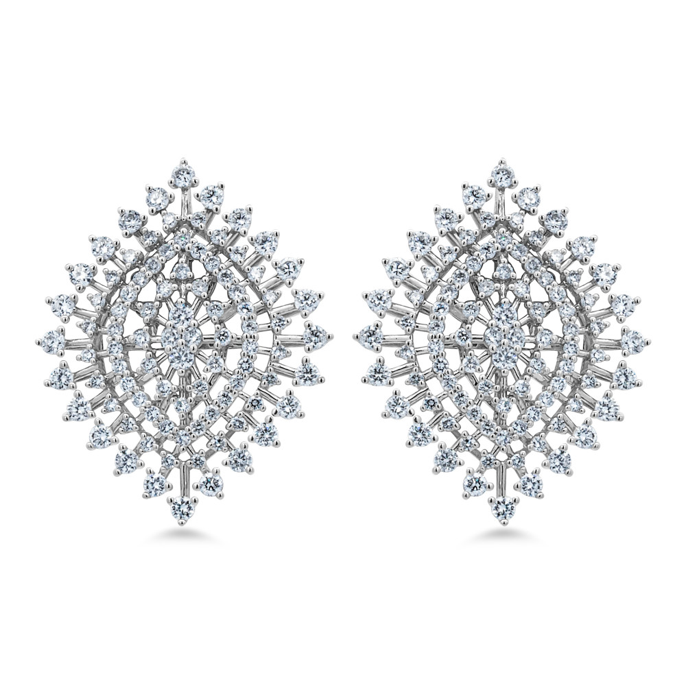 Image of 18K Natural Diamonds Earrings