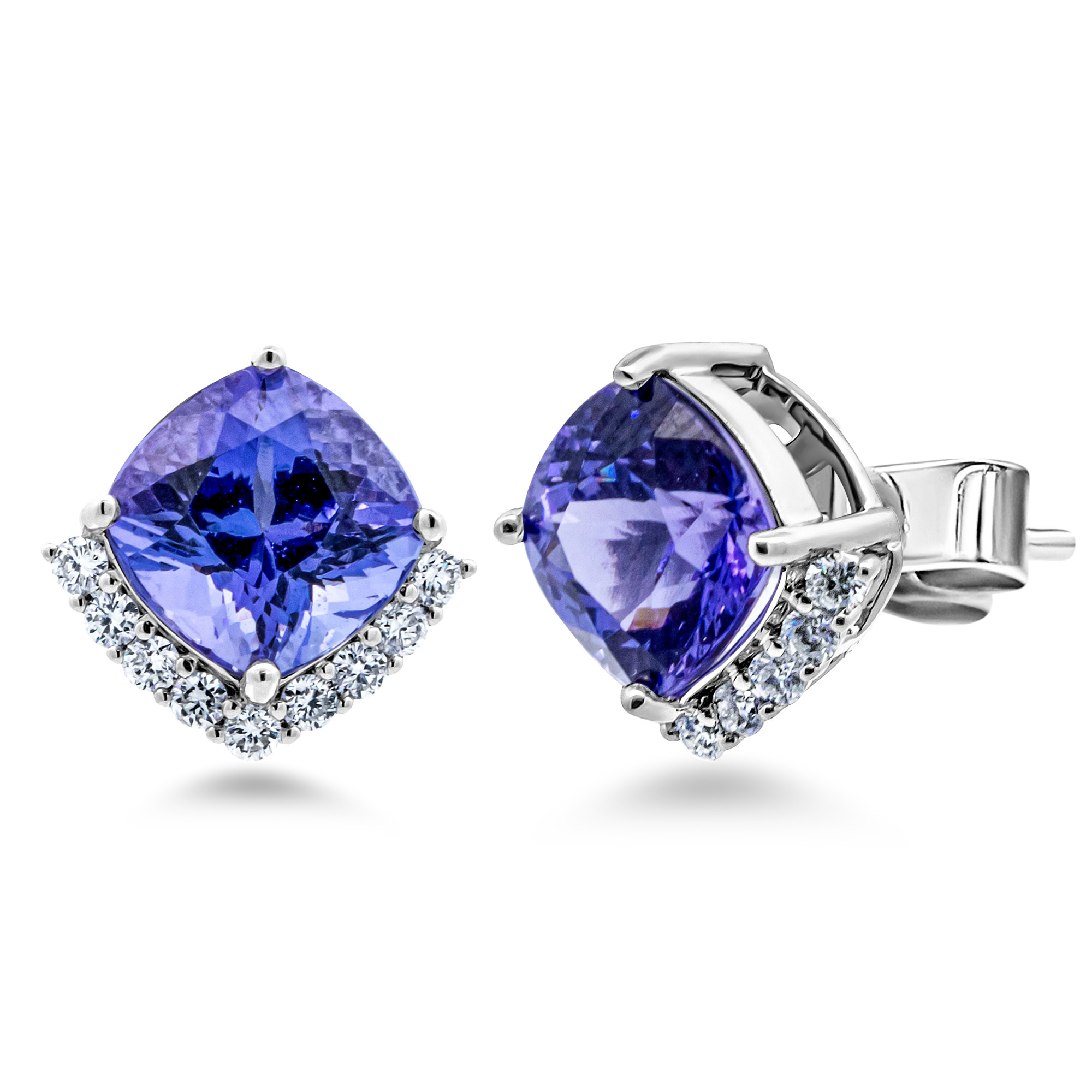 18K Tanzanite Earrings