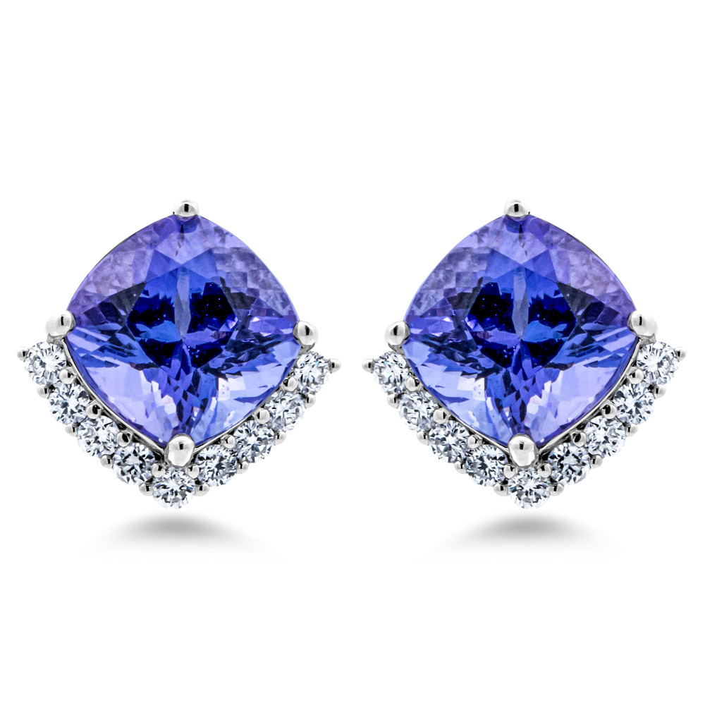 Image of 18K Tanzanite Earrings
