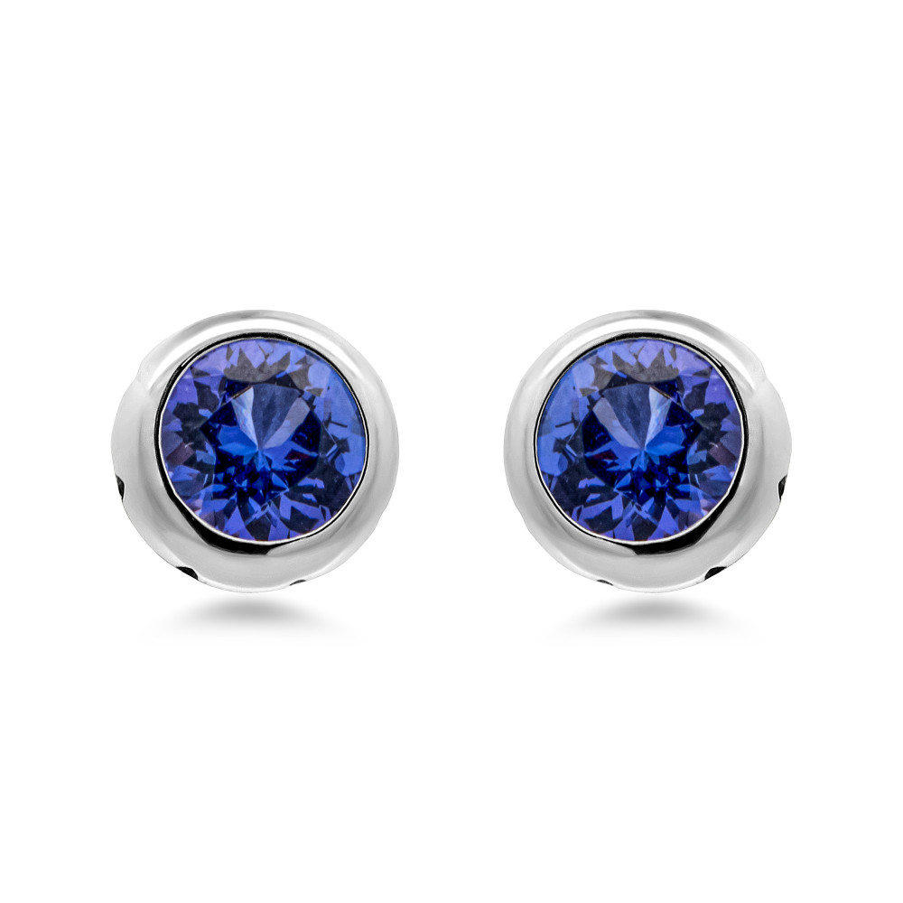 Image of 18K Tanzanite Earrings